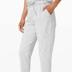 Lululemon “On the Fly 7/8” Pant - “we are space nimbus battleship”